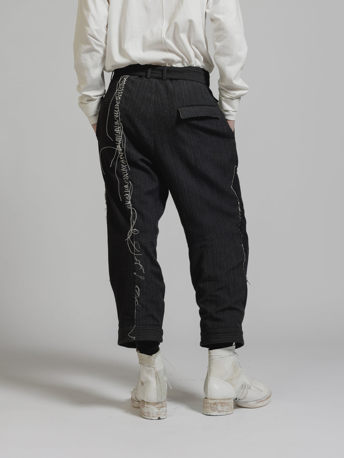 FRAGMENT WIDE CROPPED TROUSERS