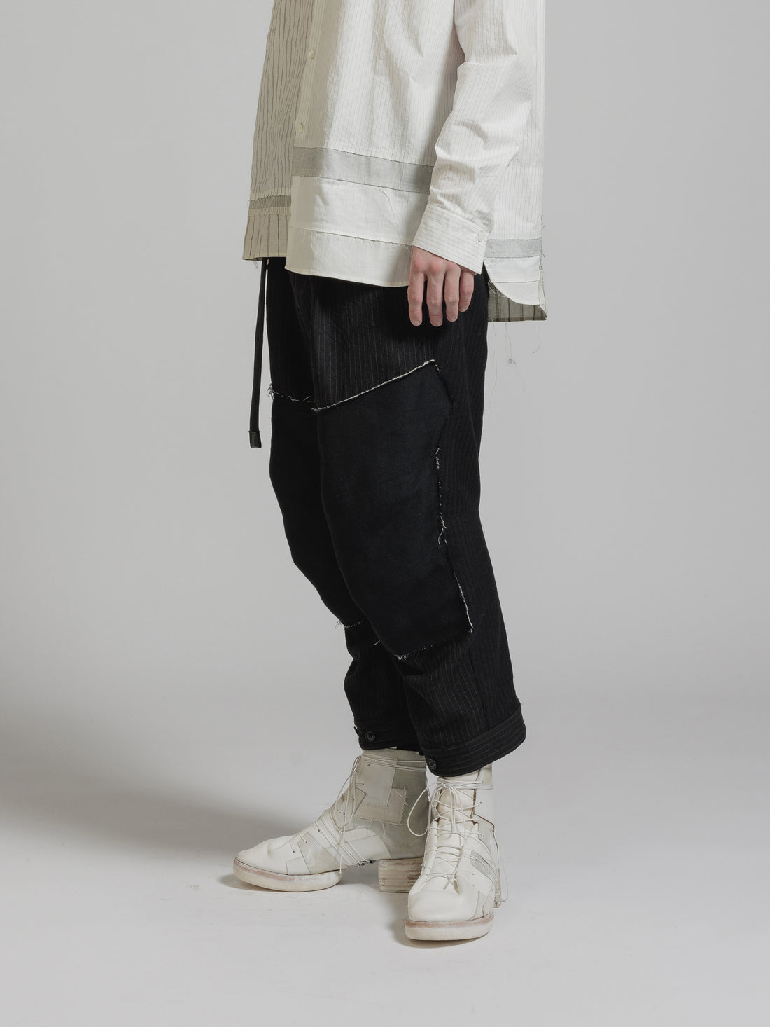 FRAGMENT WIDE CROPPED TROUSERS