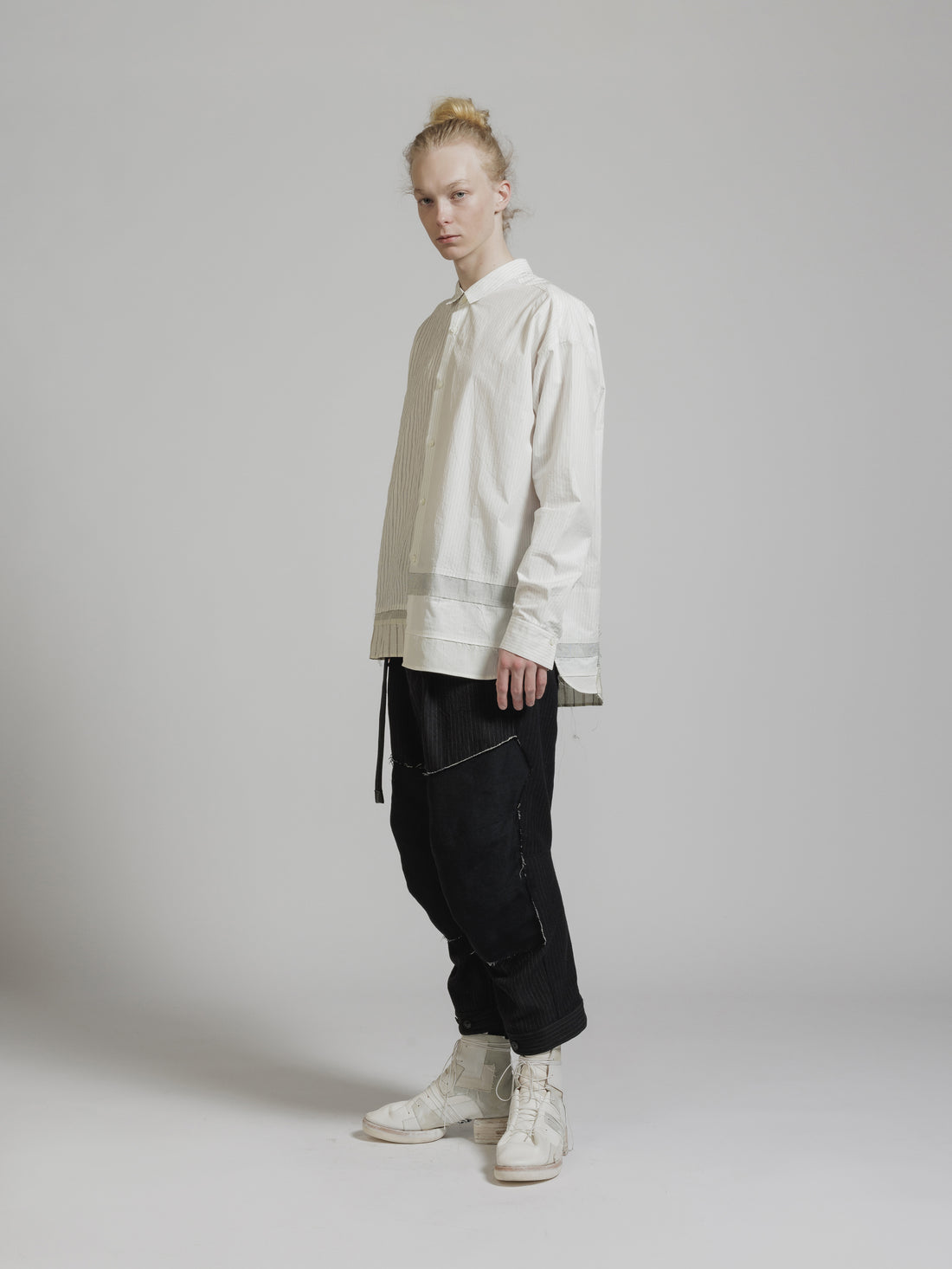 FRAGMENT WIDE CROPPED TROUSERS