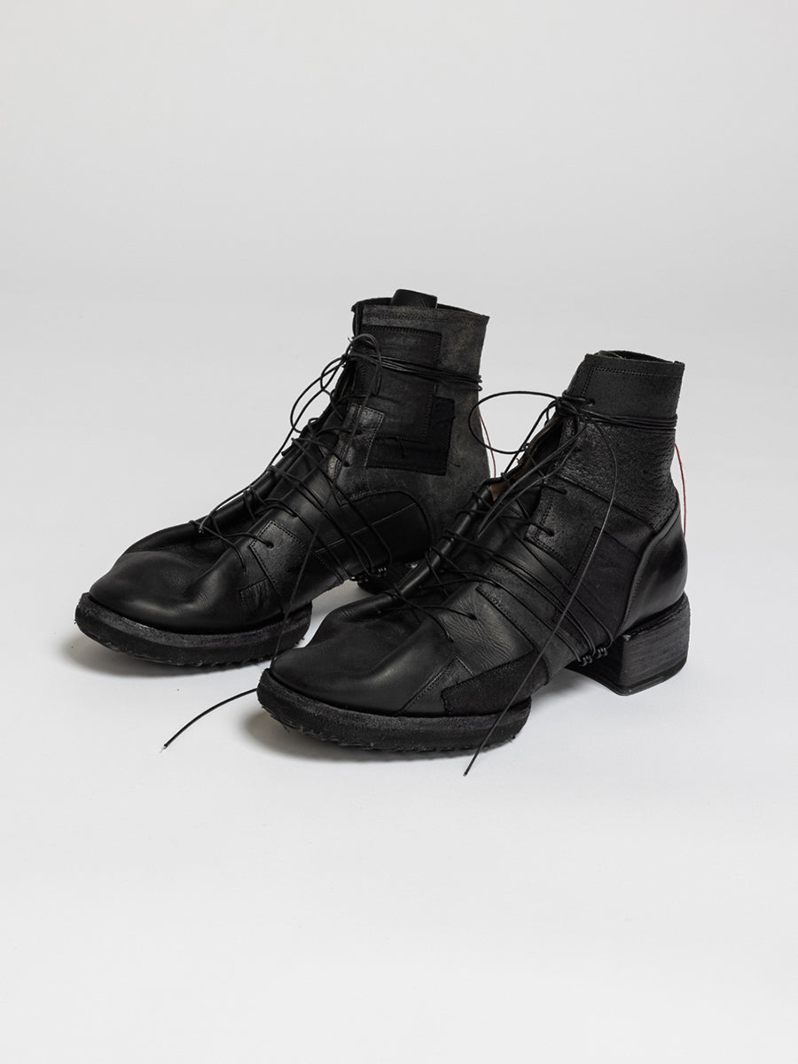 DUELLUM（デュエラム）PATCHED BOOTS (MADE TO ORDER)（パッチワークブーツ）受注生産品