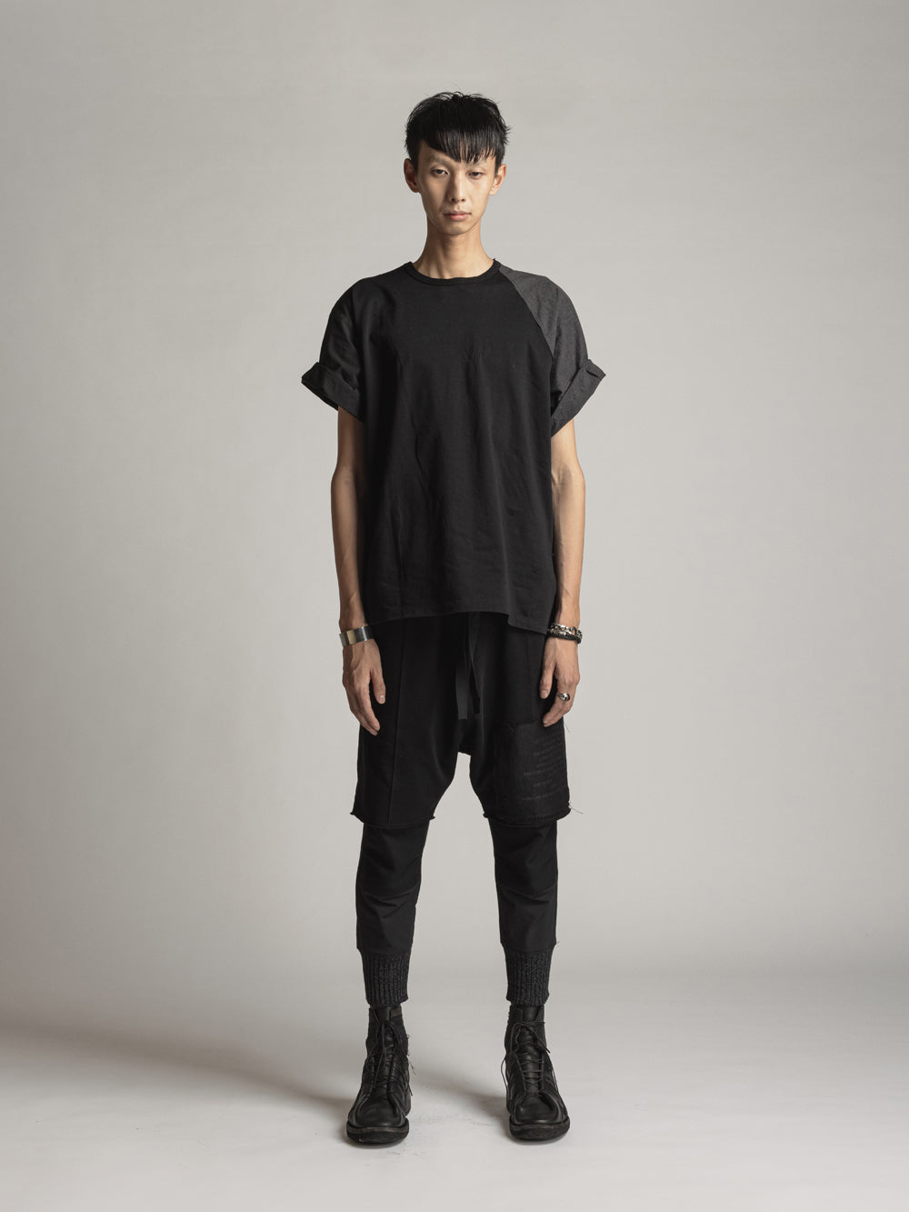 COMBINATION SLEEVES T-SHIRT